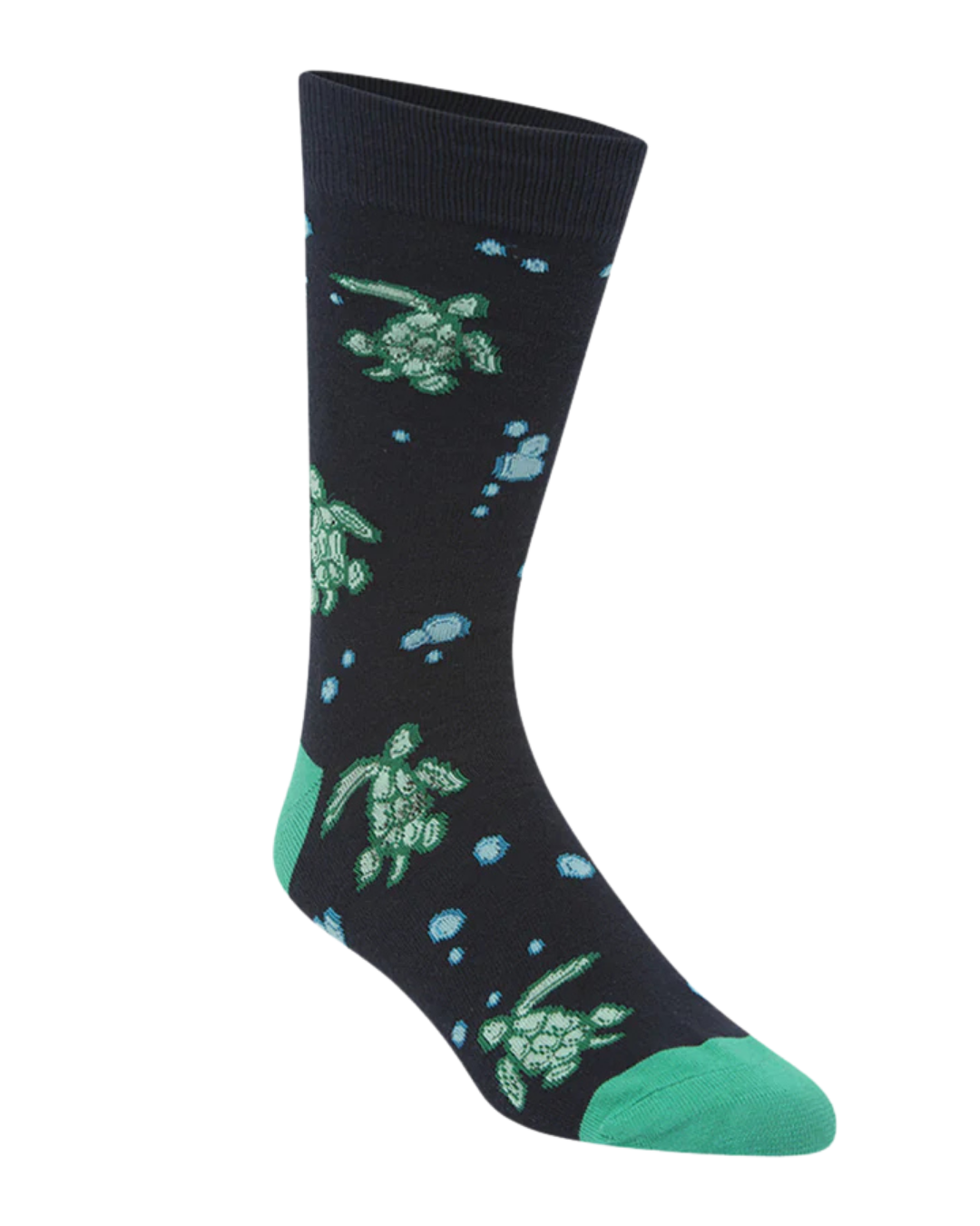 Mens Sea Turtle Bamboo Sock