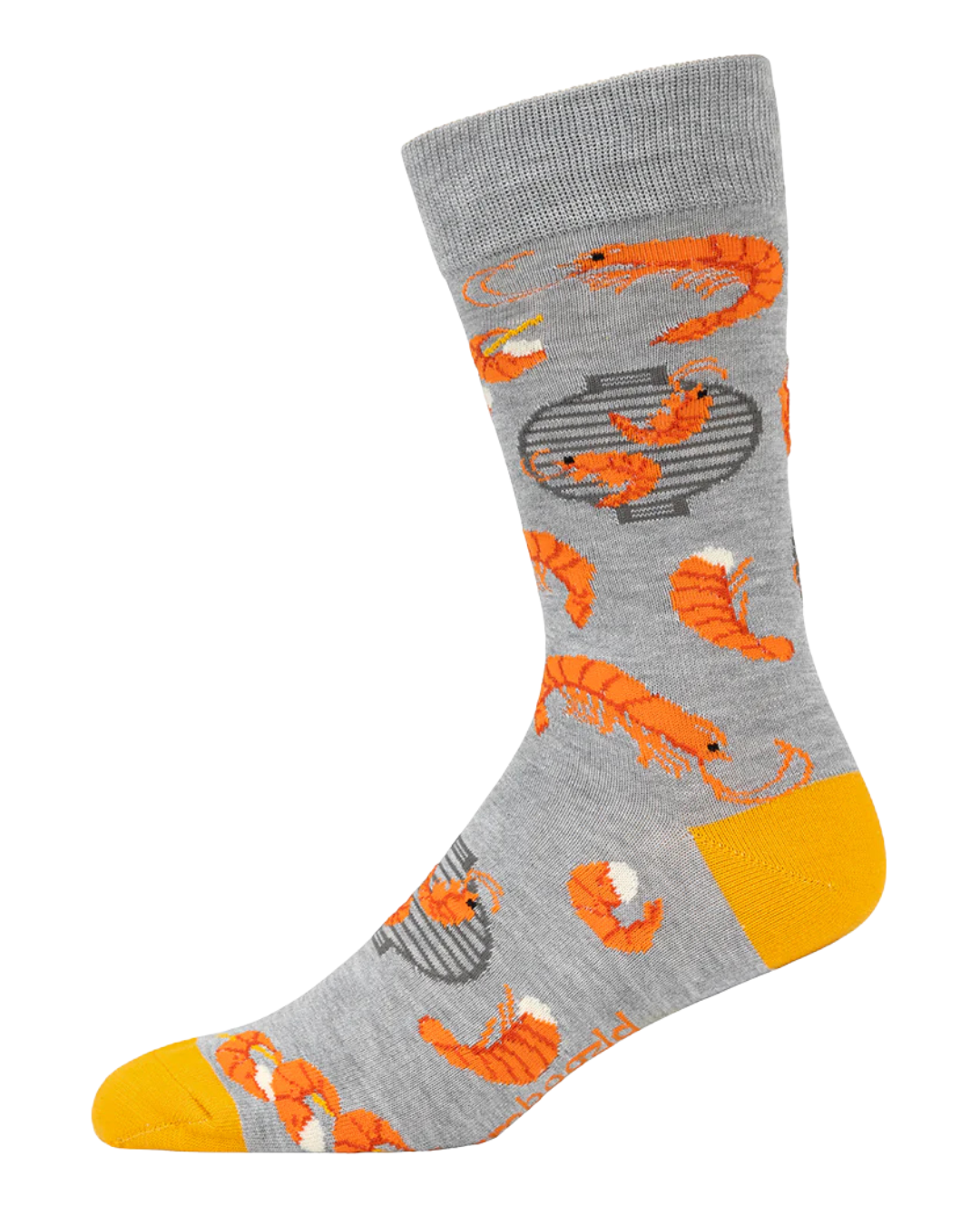 Mens Shrimp On The Barbie Bamboo Sock