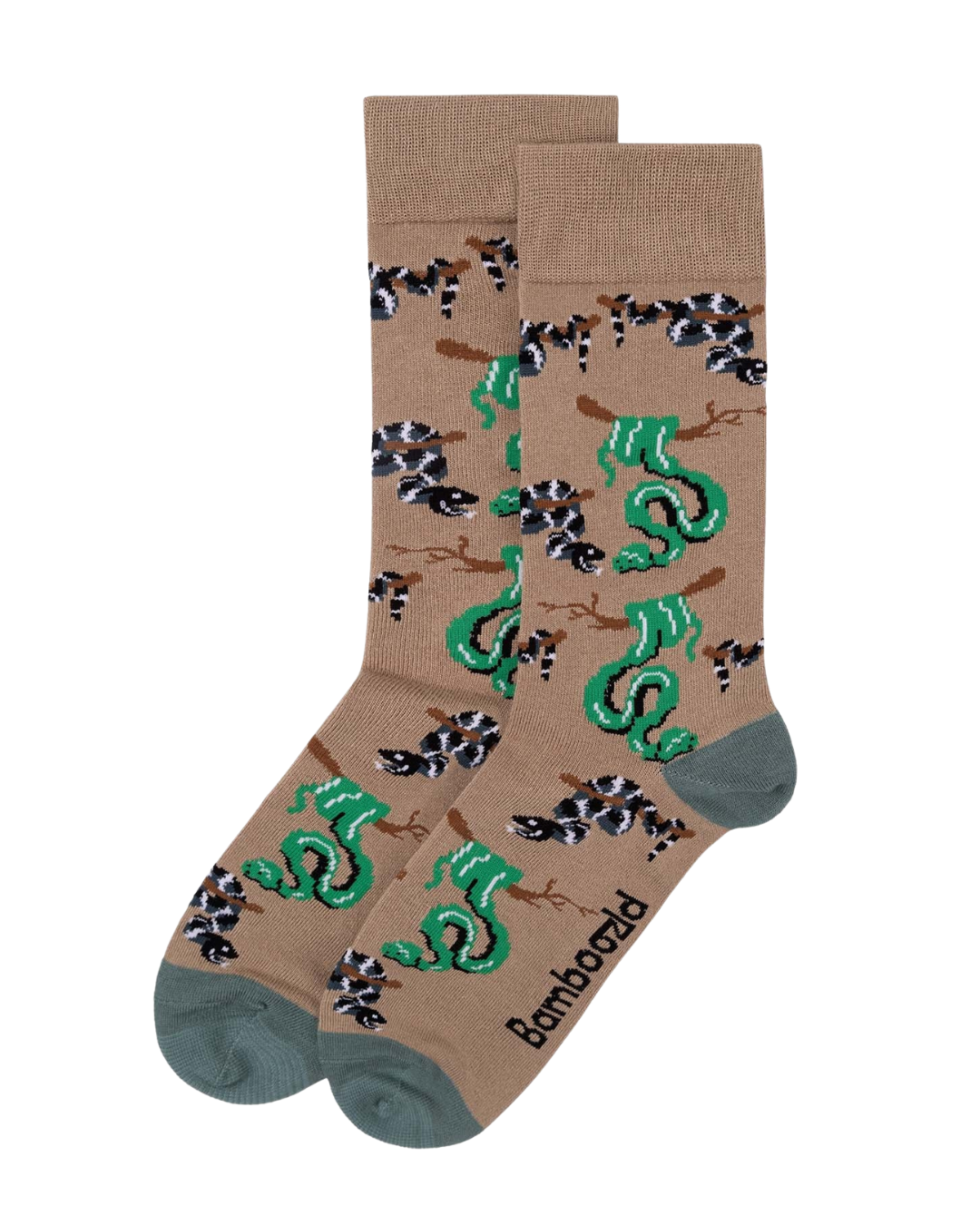 Mens Snakes Bamboo Sock