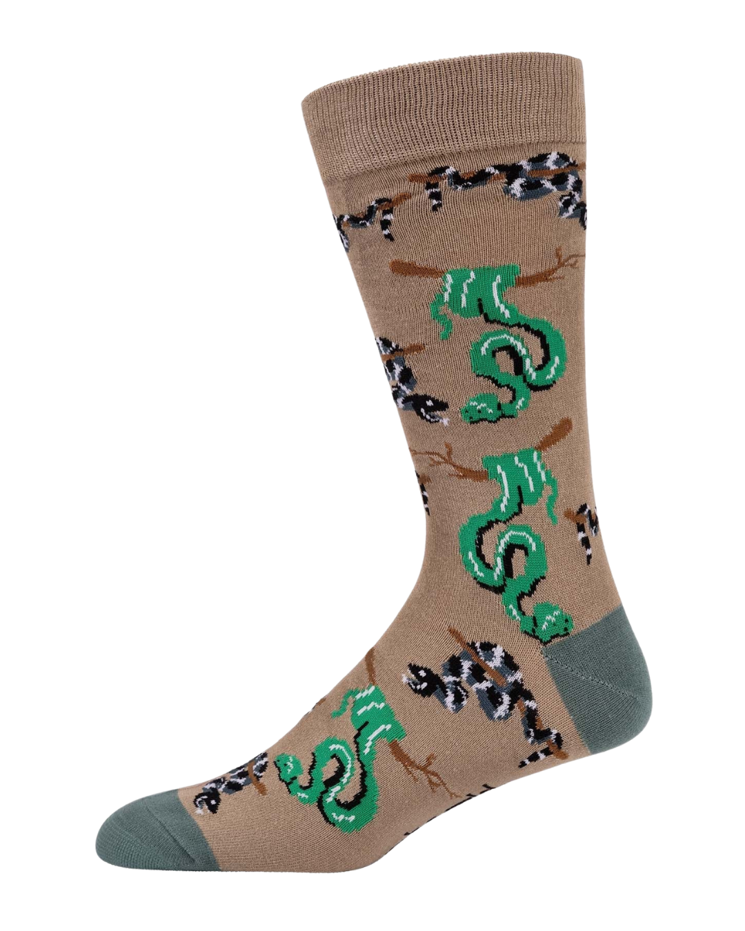 Mens Snakes Bamboo Sock