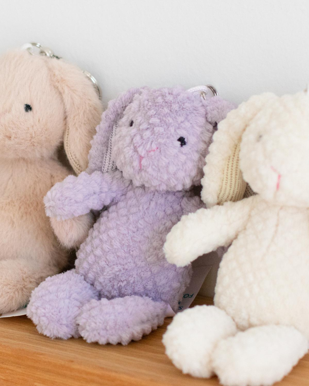 Nubby Bunny Purple - Bag Charm