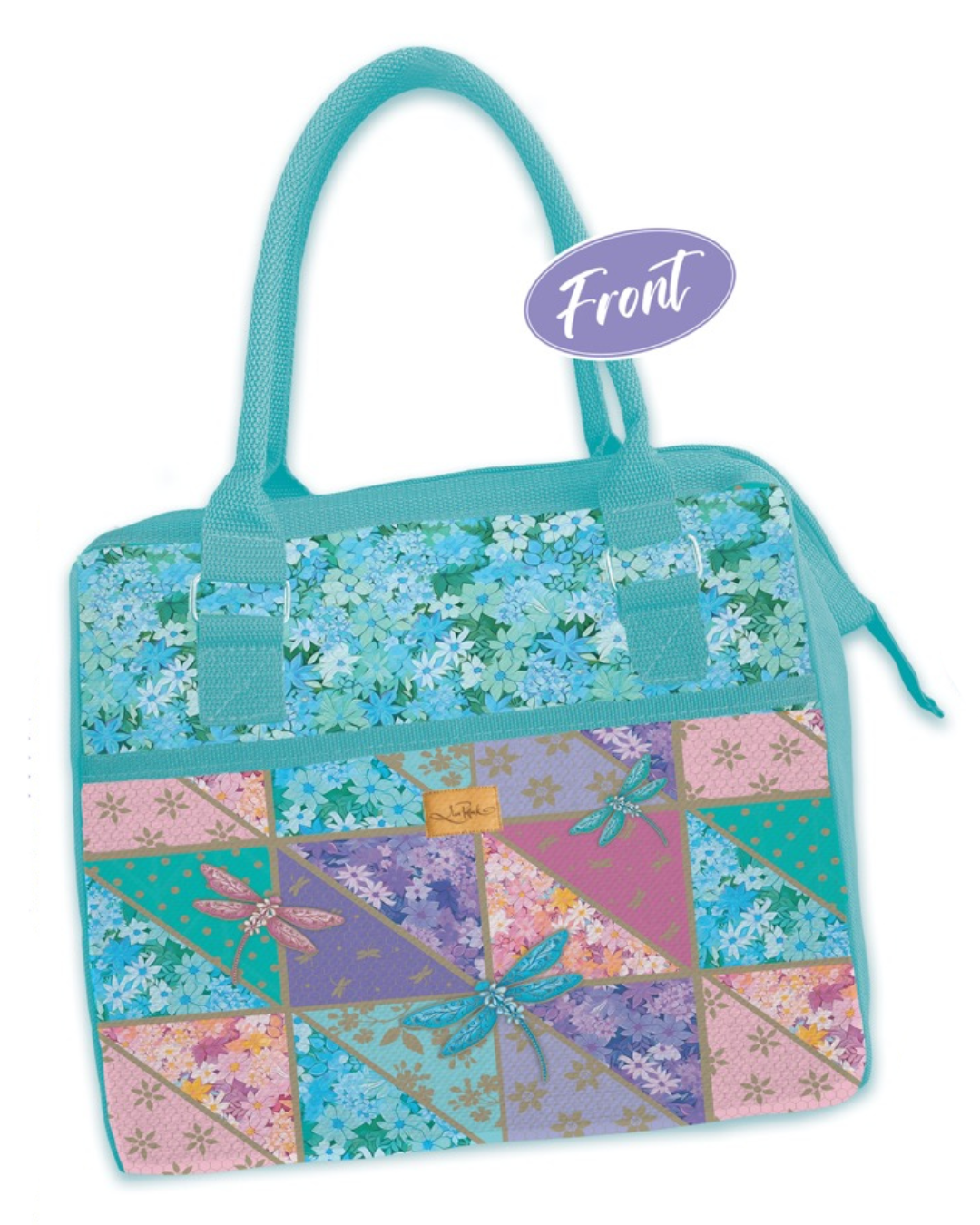 Lunch Tote Cooler Bag - Pretty Patch Dragonfly
