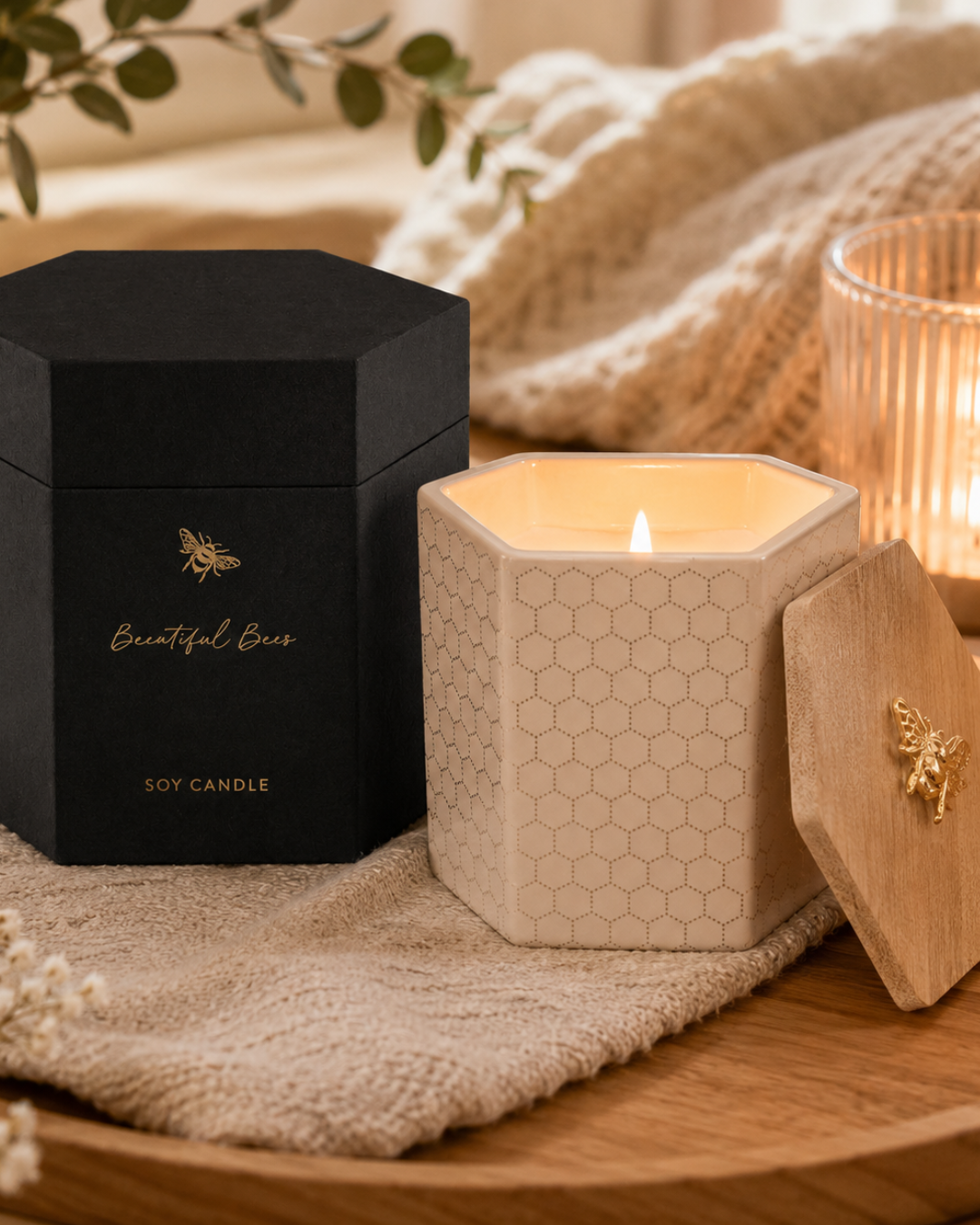 Passionfruit Papaya & Honey - Soy Candle
