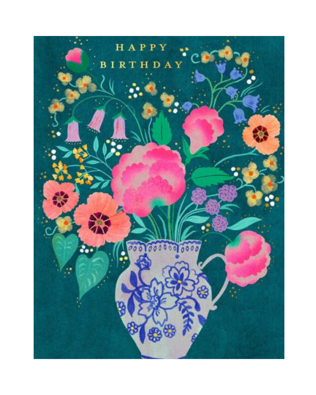 Birthday Card-Flower Vase