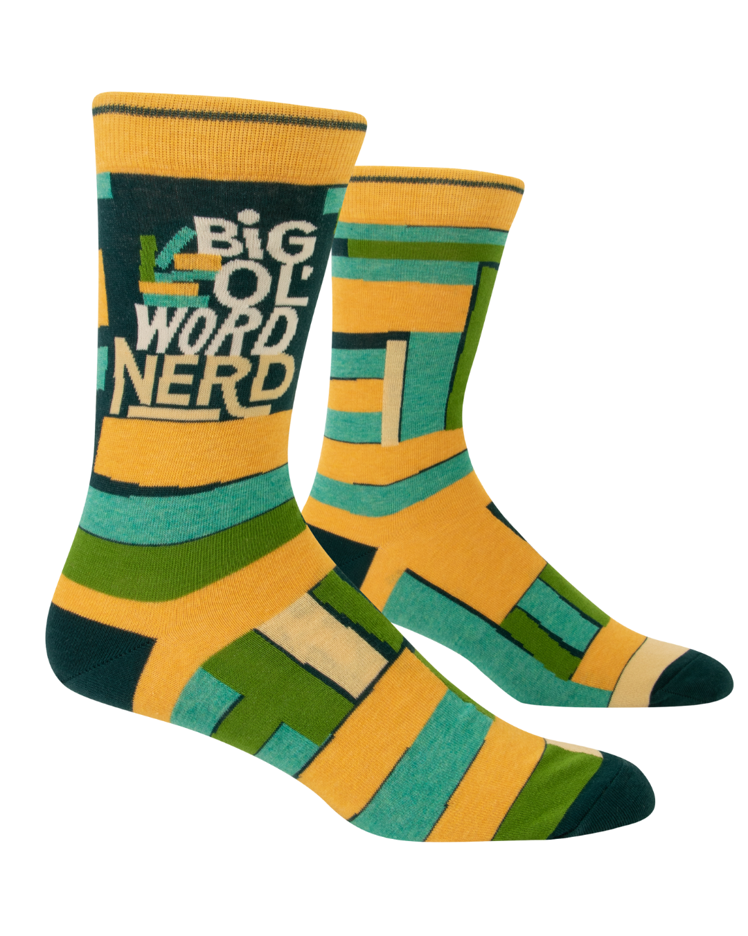 Mens Socks - Big'Ol World Nerd