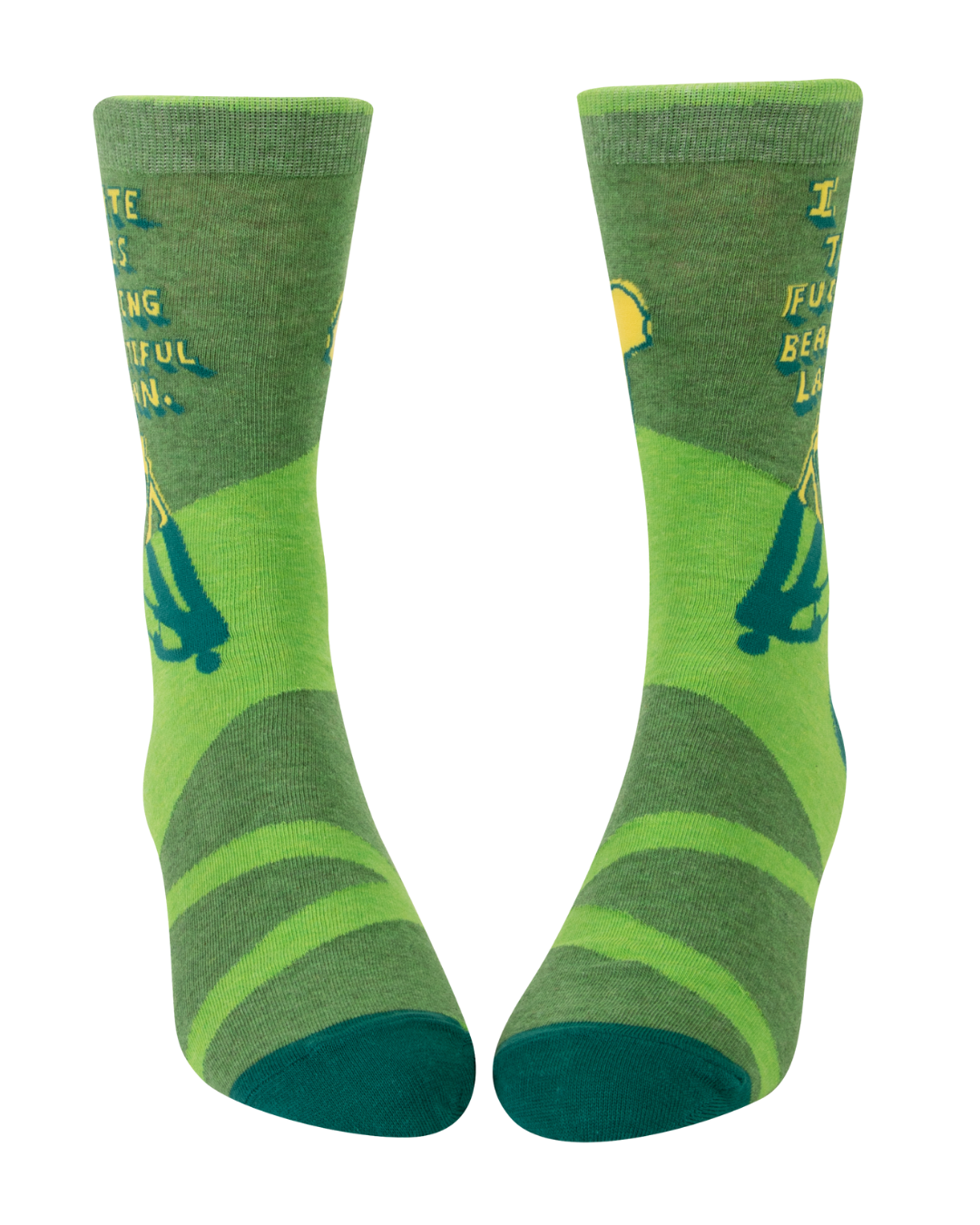 Mens Socks - Fucking Beautiful Lawn