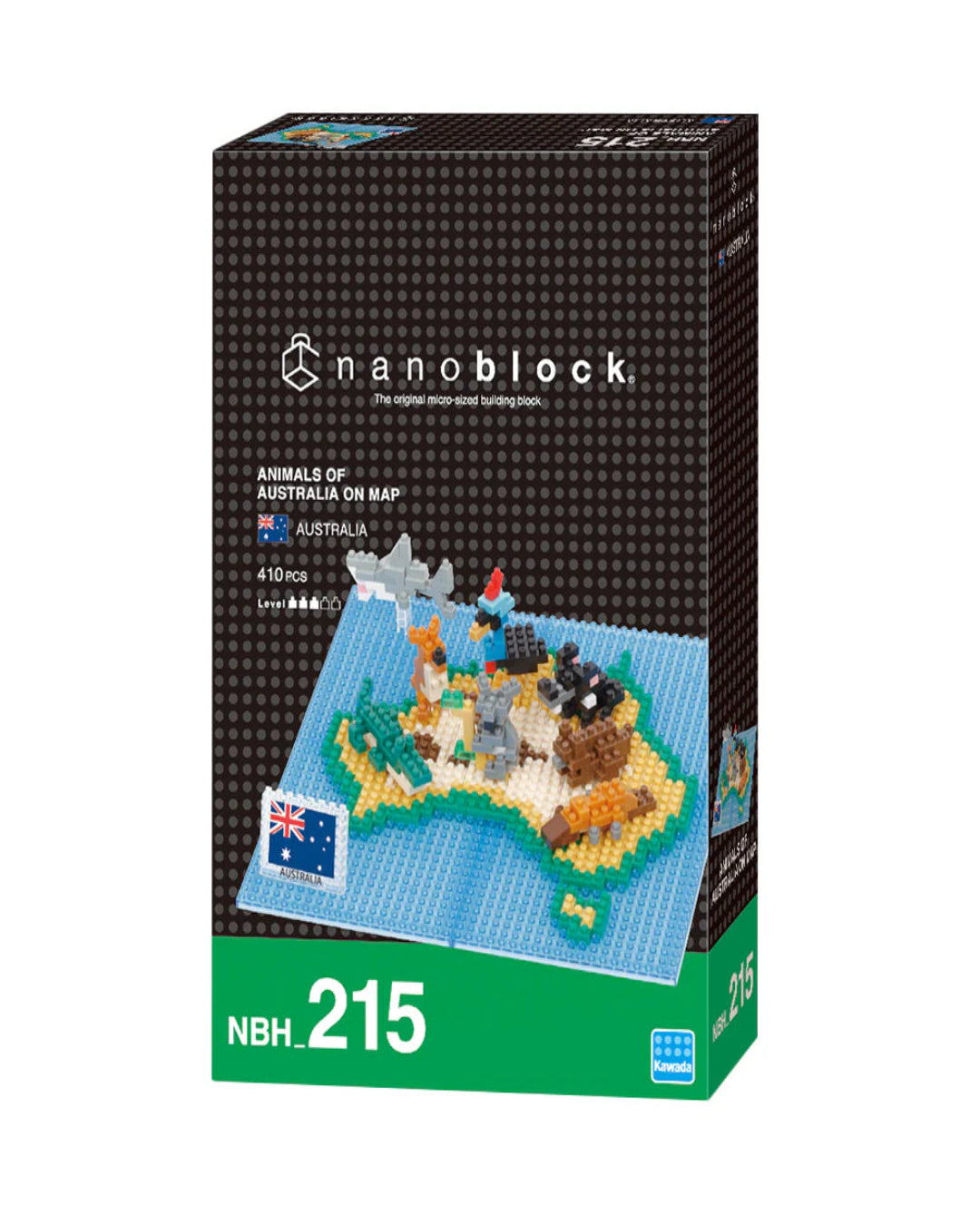Animals Of Australia On Map Nanoblocks