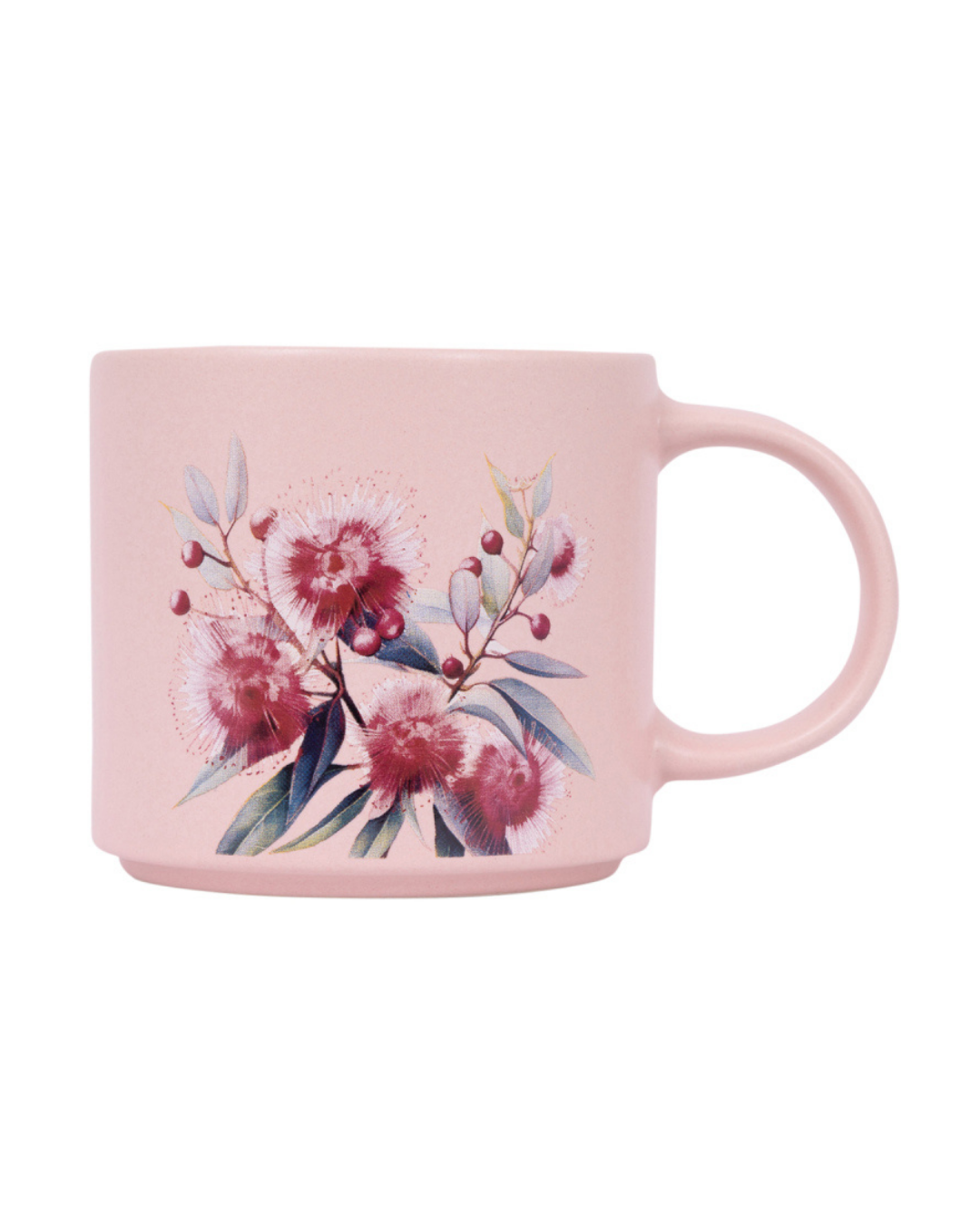 Native Blooms Red Floral Mug