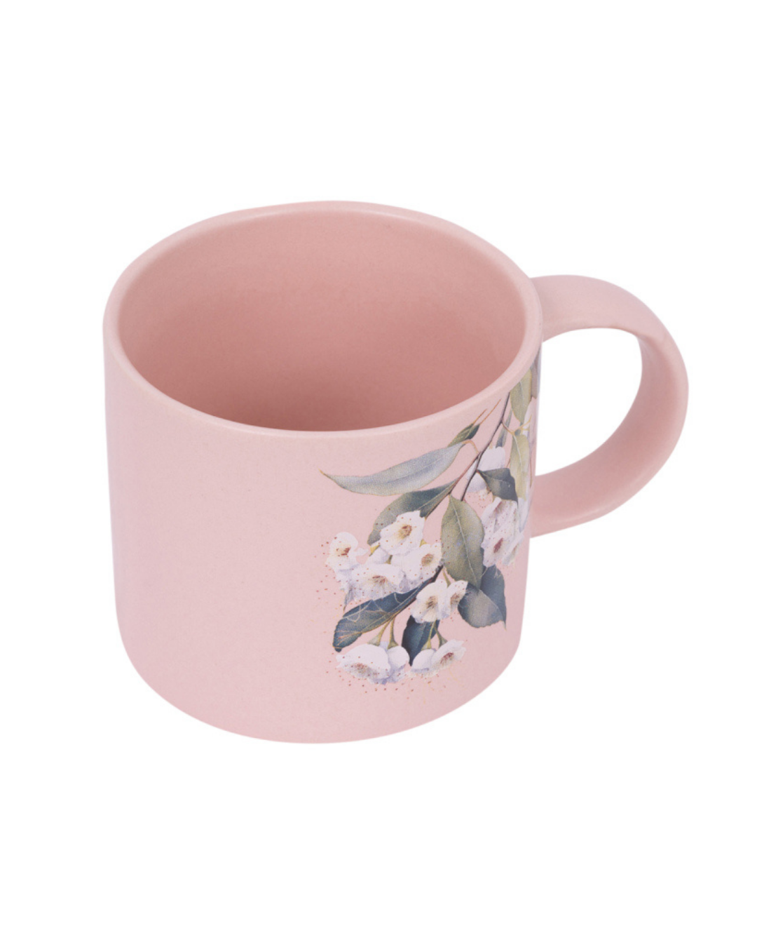 Native Blooms White Floral Mug