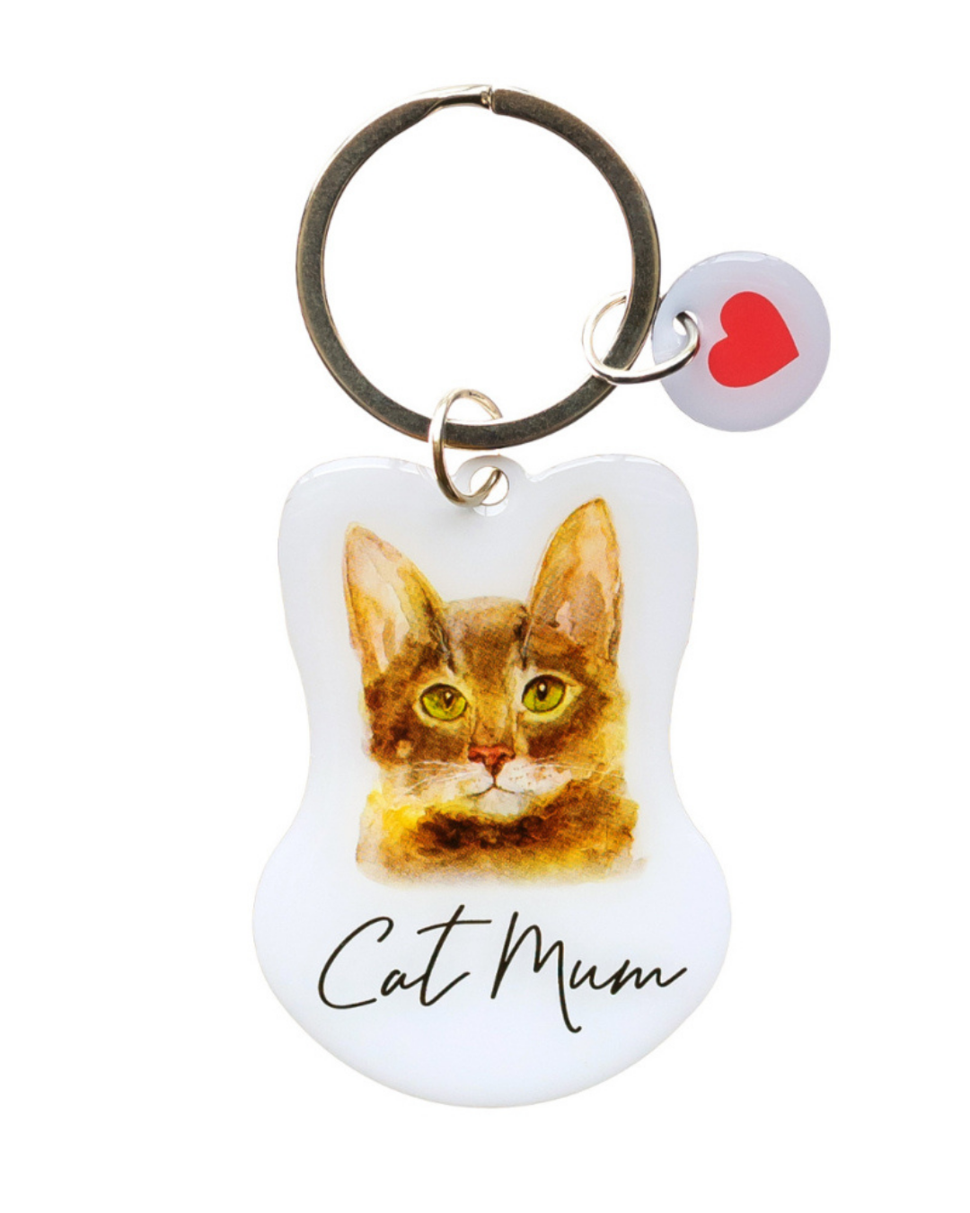 Pet Keyring Cat Mum