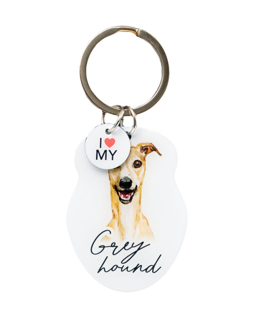 Pet Keyring Greyhound