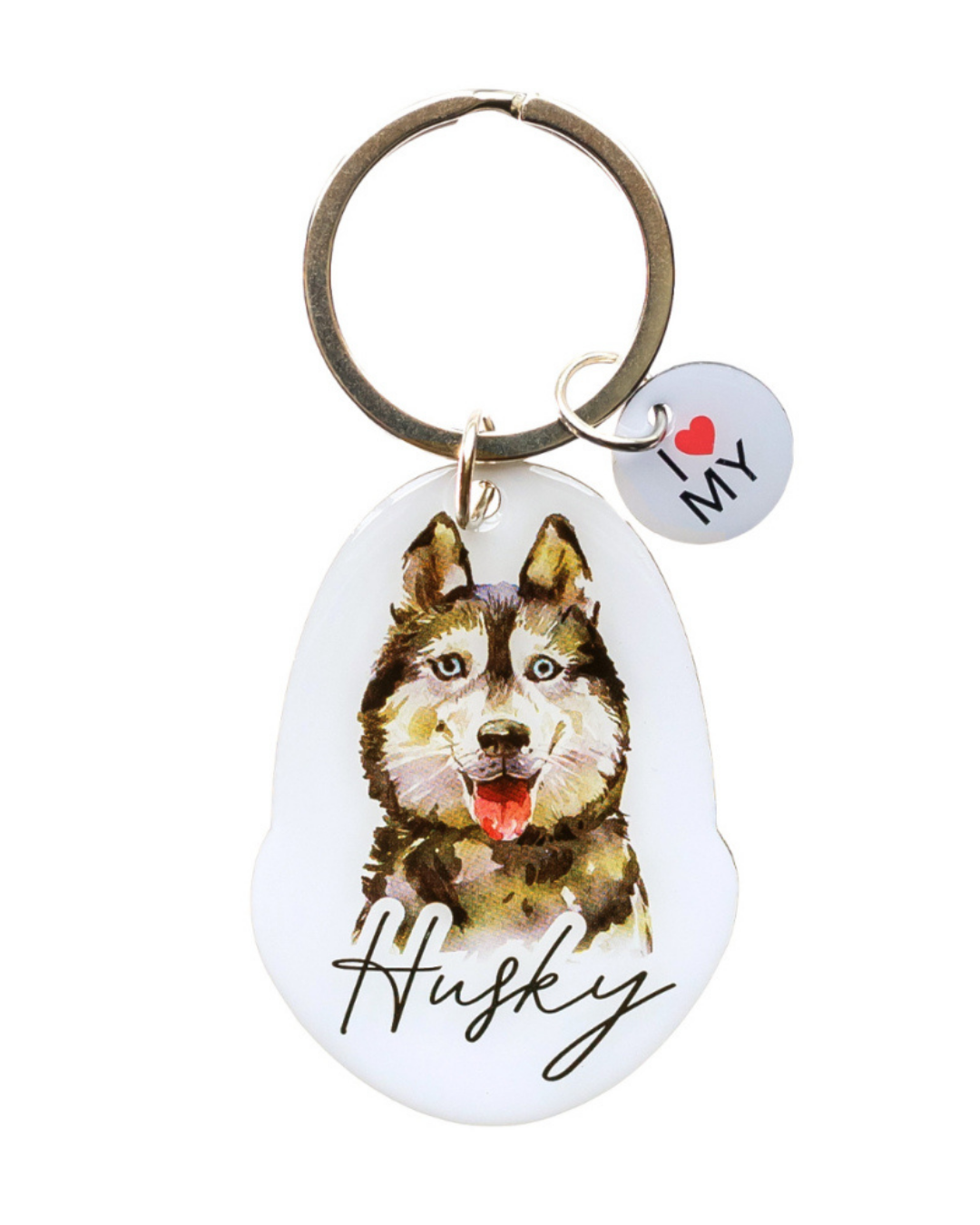 Pet Keyring Husky