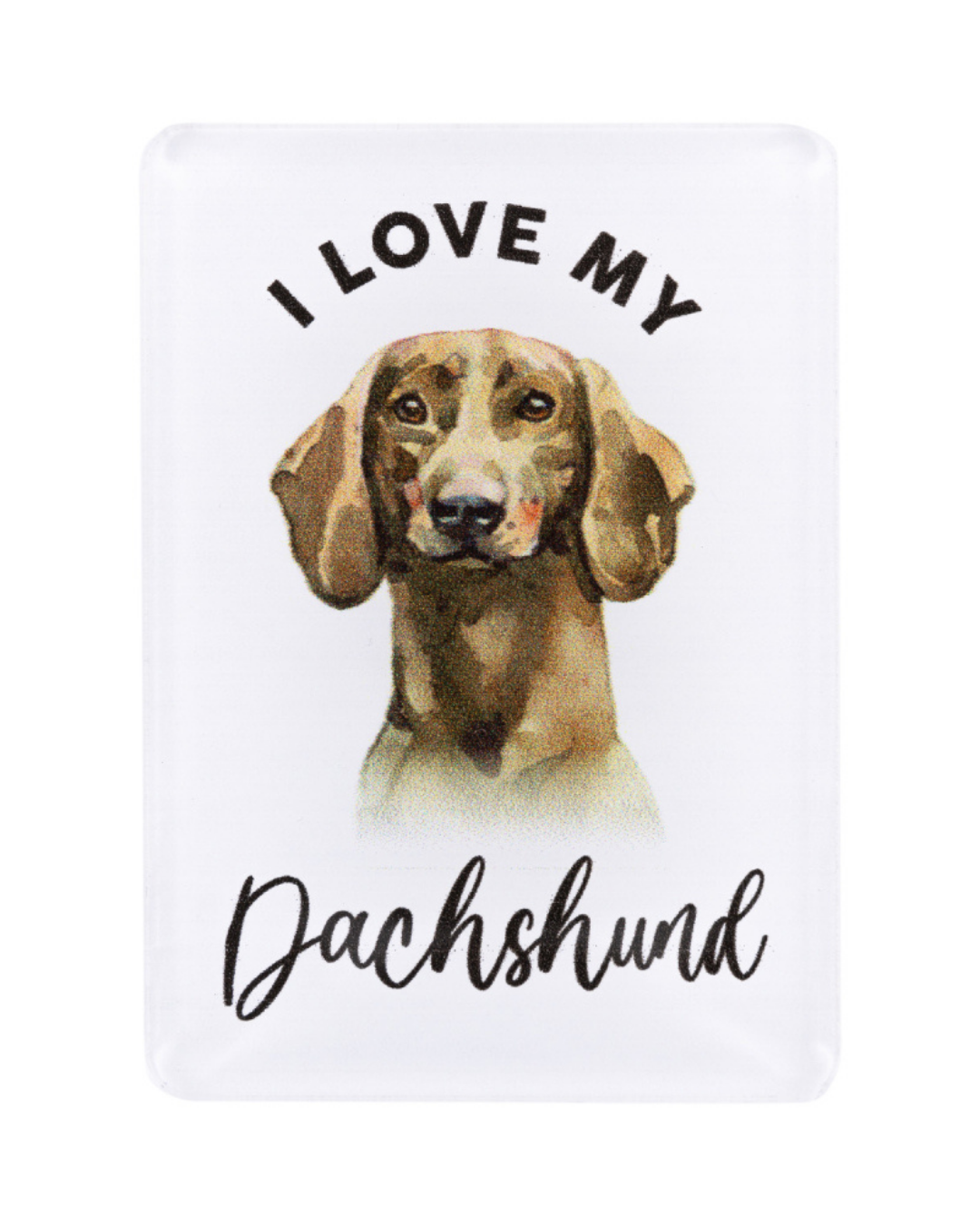 Pet Lovers Dachshund Acrylic Magnet