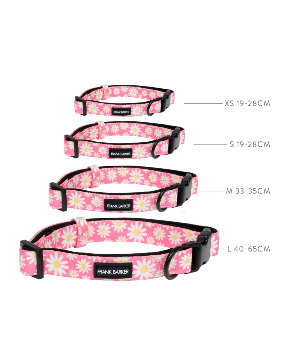 Frank Barker Pink Daisies Collar