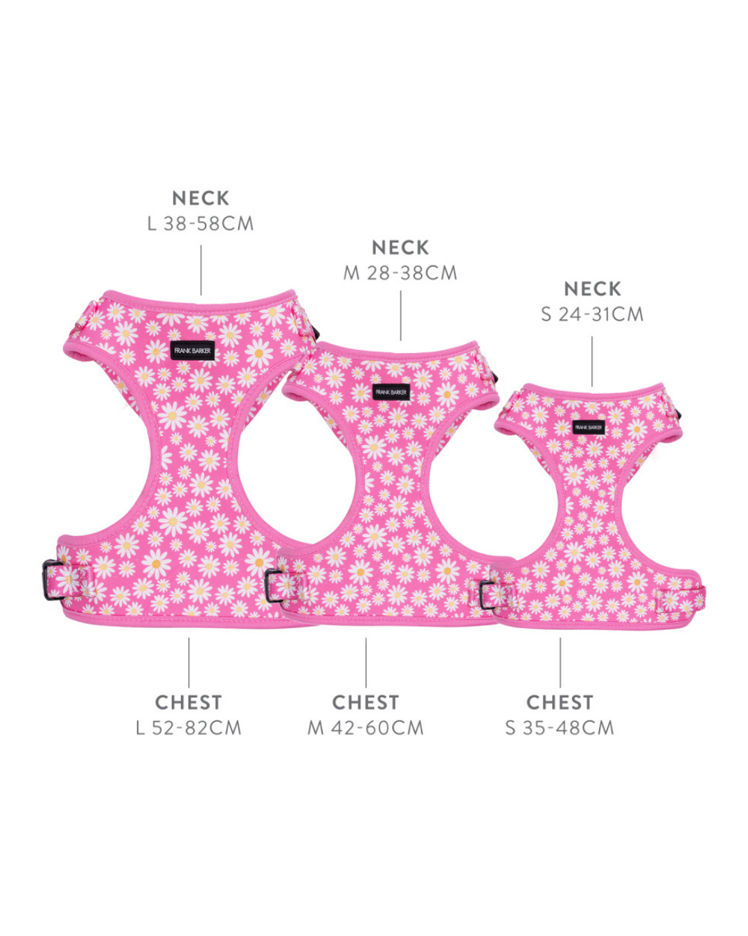 Frank Barker Pink Daisies Harness