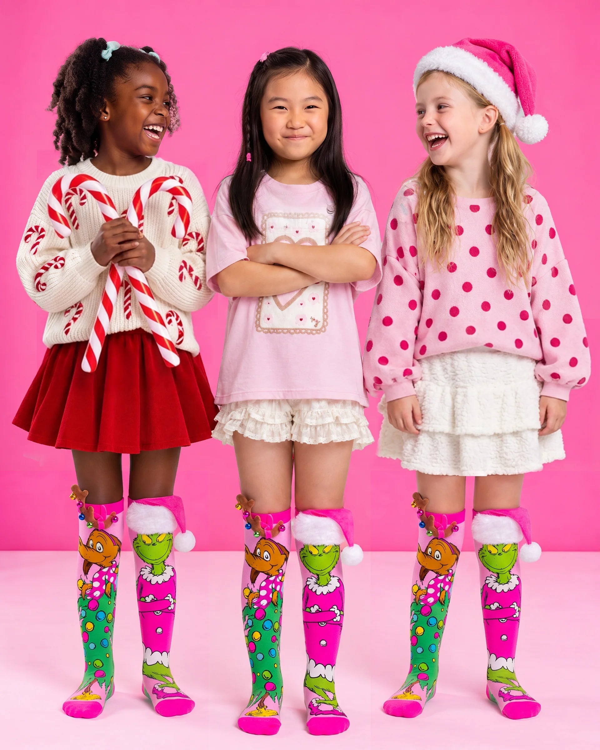 Pretty In Grinch Socks