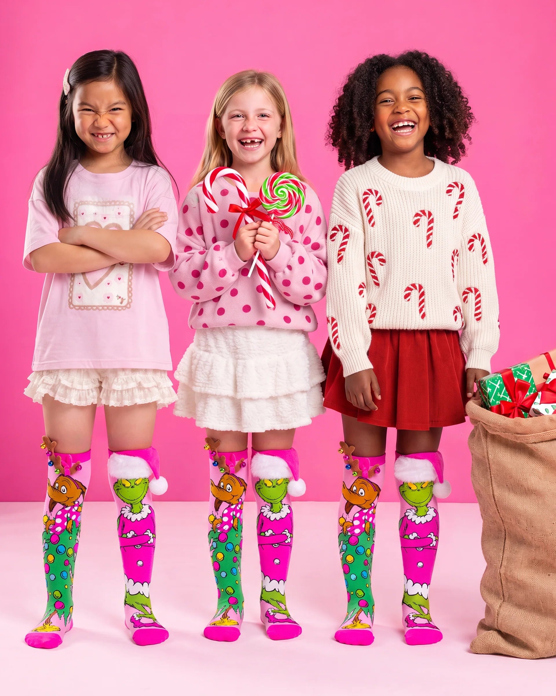Pretty In Grinch Socks