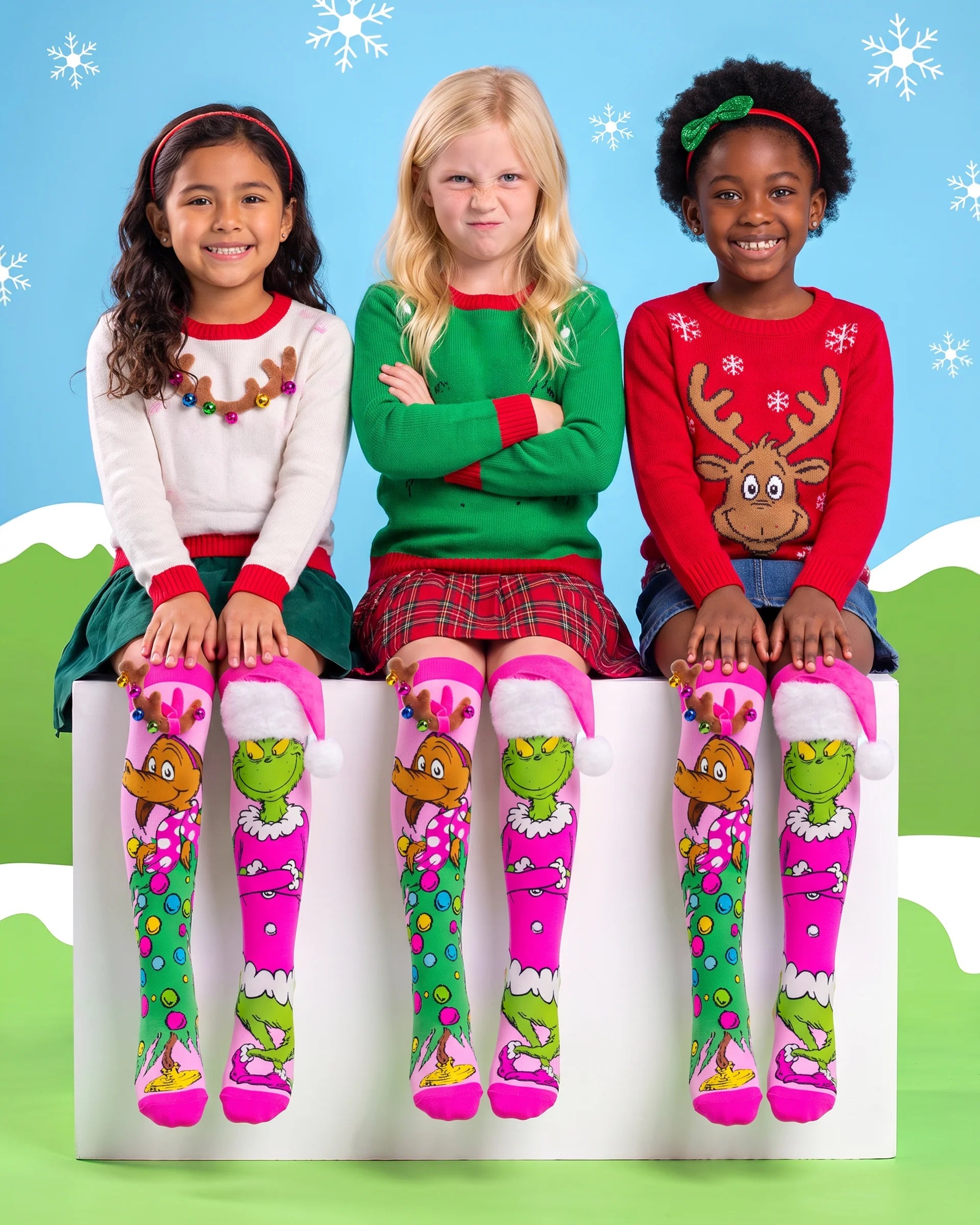 Pretty In Grinch Socks