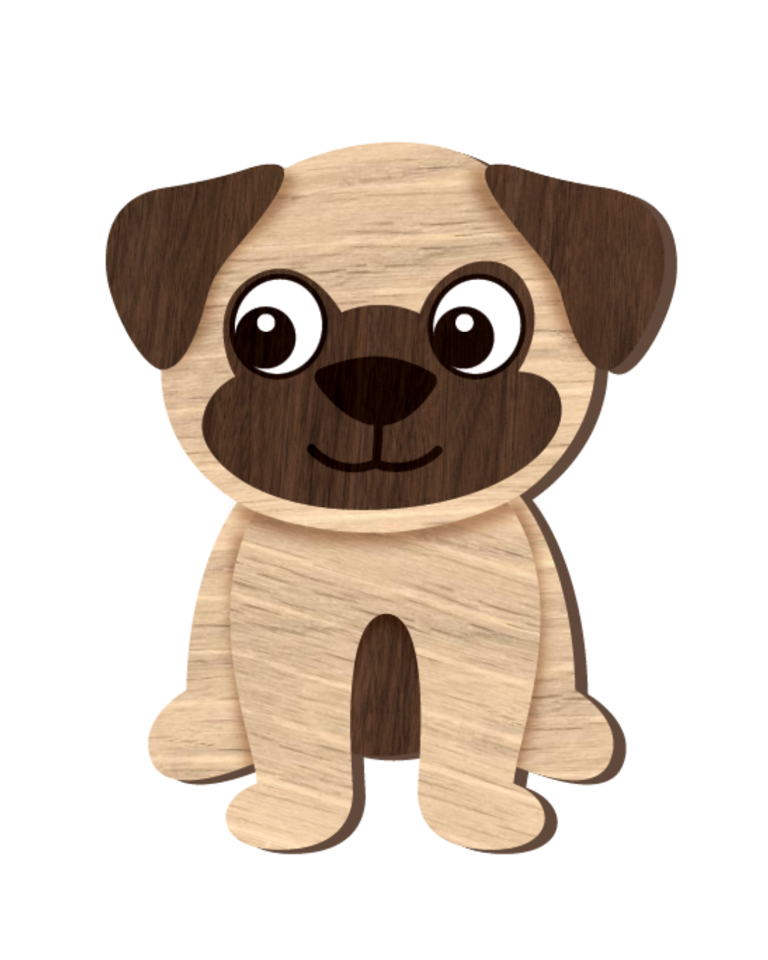 I Love My Pug Magnet