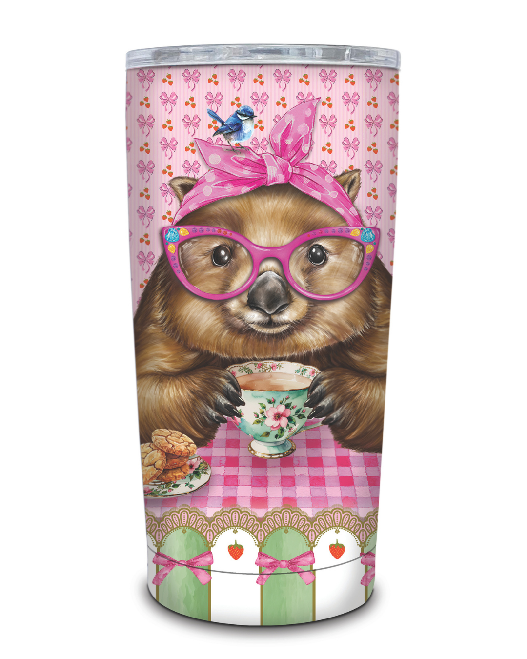 Wonda Wombat - Stainless Steel Travel Mug