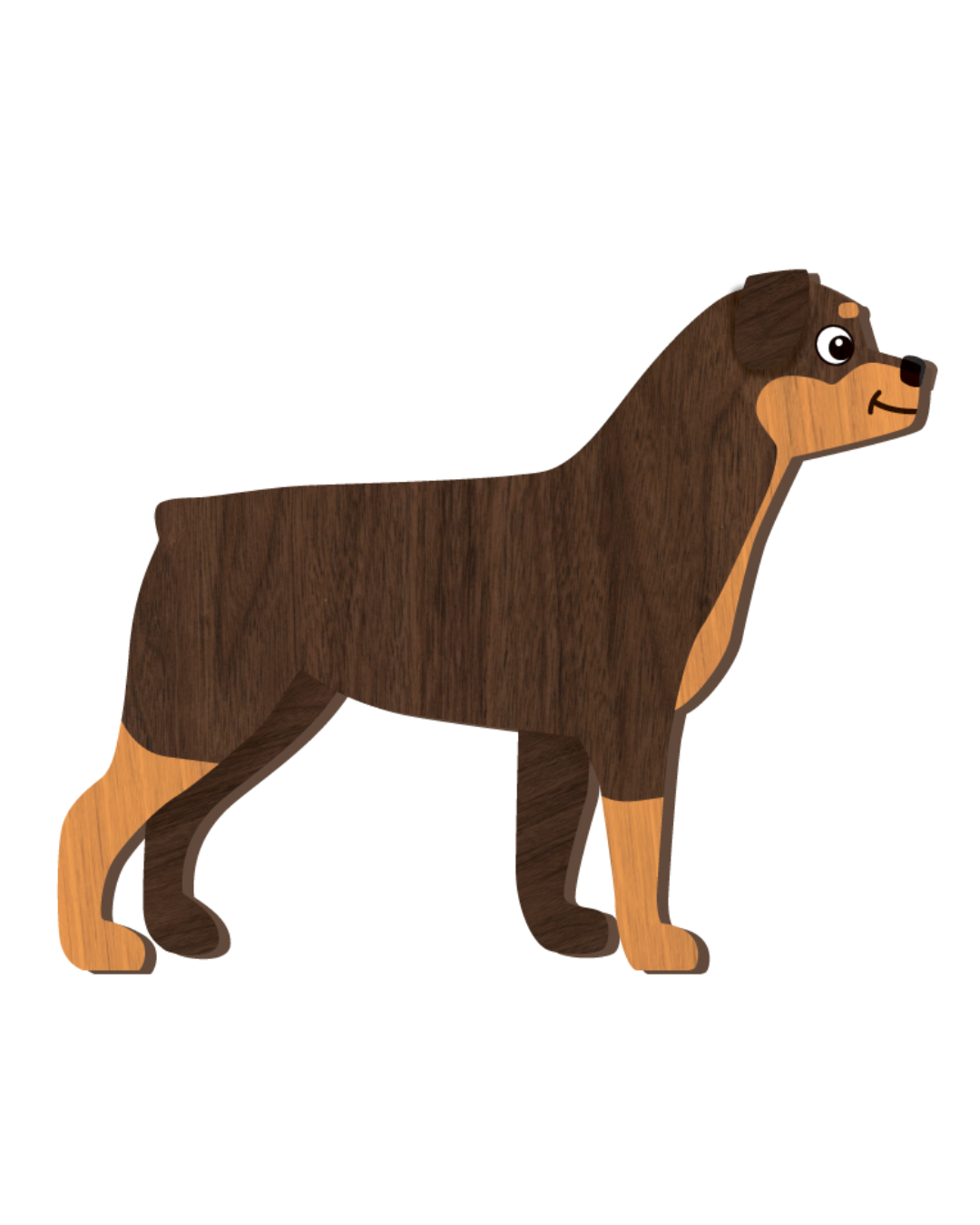 I Love My Rottweiler Magnet