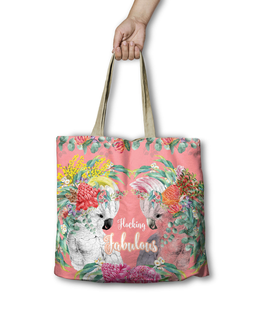 Flocking Fabulous Birds - Reusable Shopping Bag