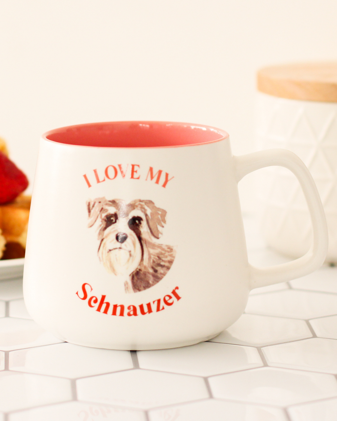 I Love My Schnauzer Mug