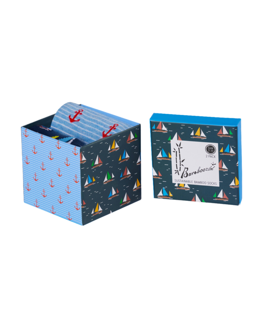 Mens Ships Ahoy 2pk Gift Box