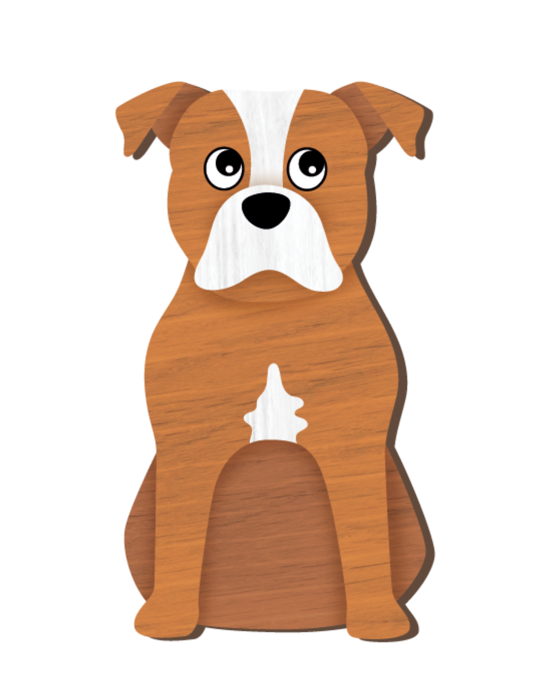 I Love My Staffy Magnet