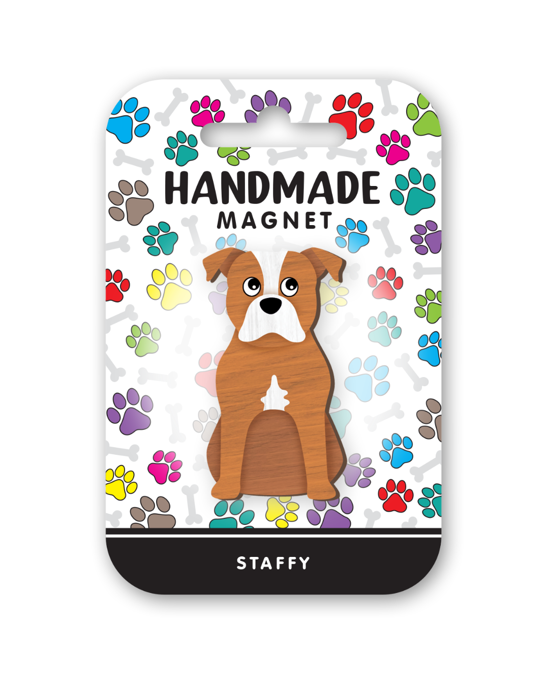 I Love My Staffy Magnet