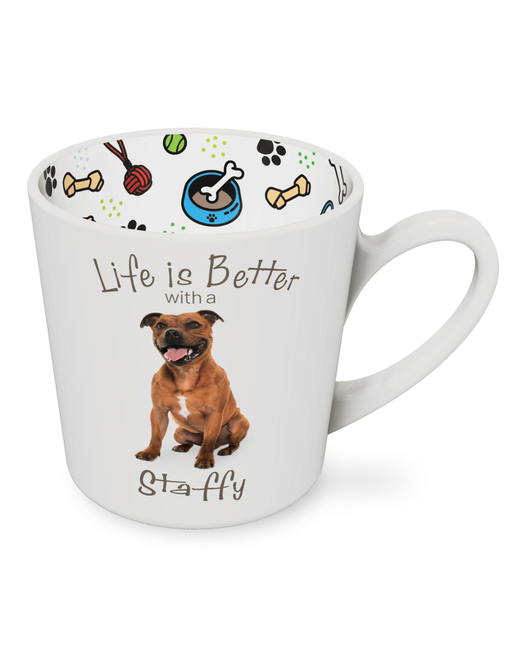 Life Is Better With Staffy Mug