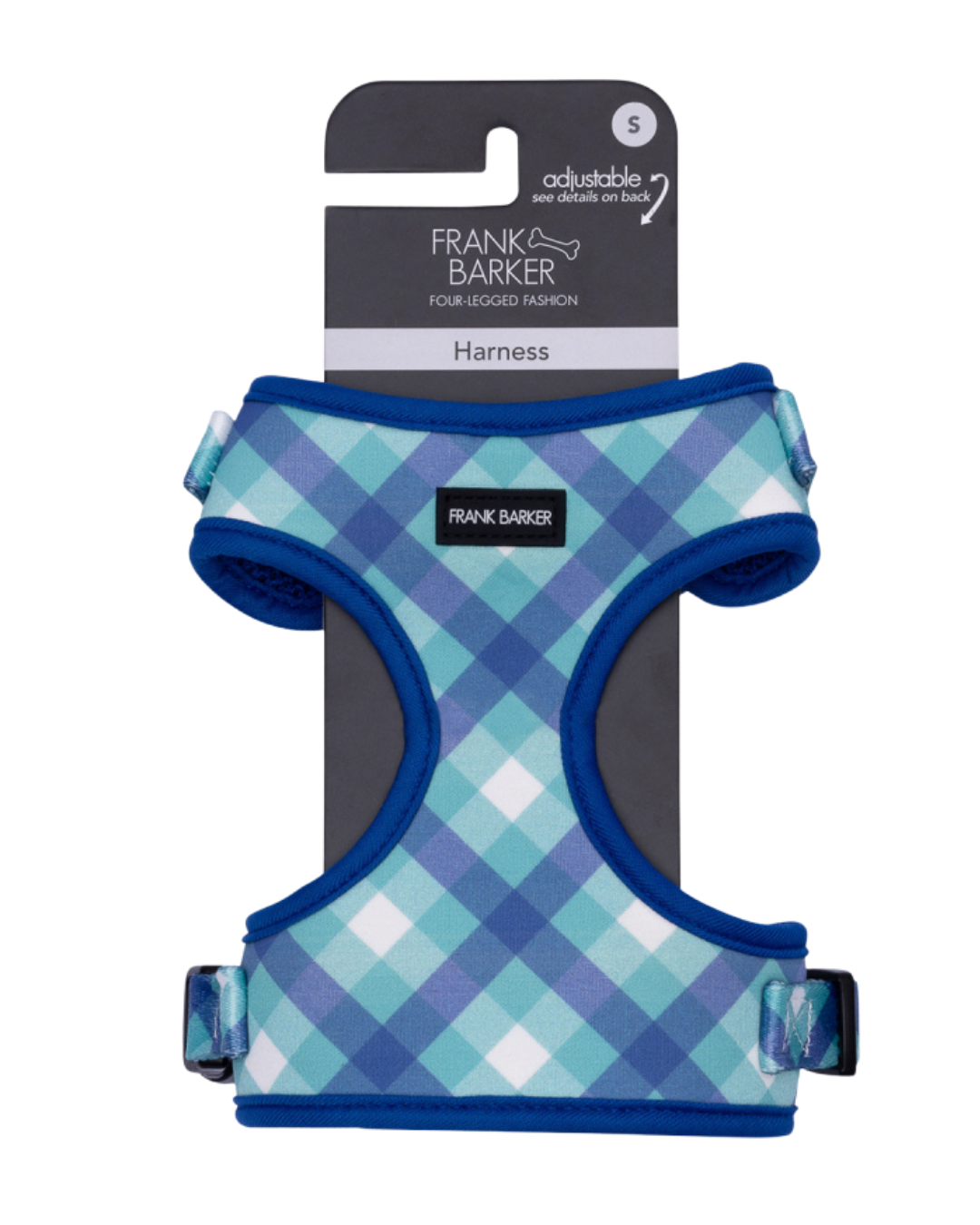 Frank Barker Teal Gingham Harness