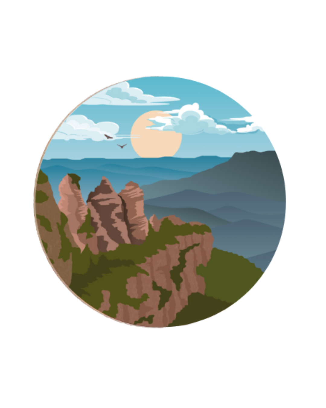 Three Sisters Highball Glass