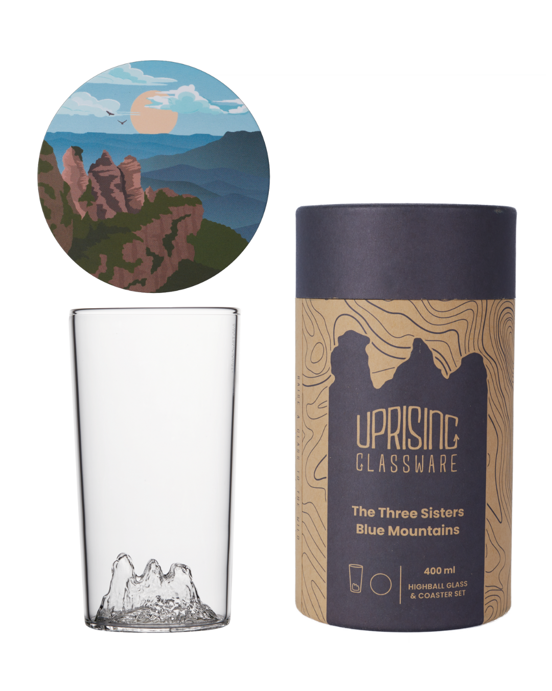 Three Sisters Highball Glass