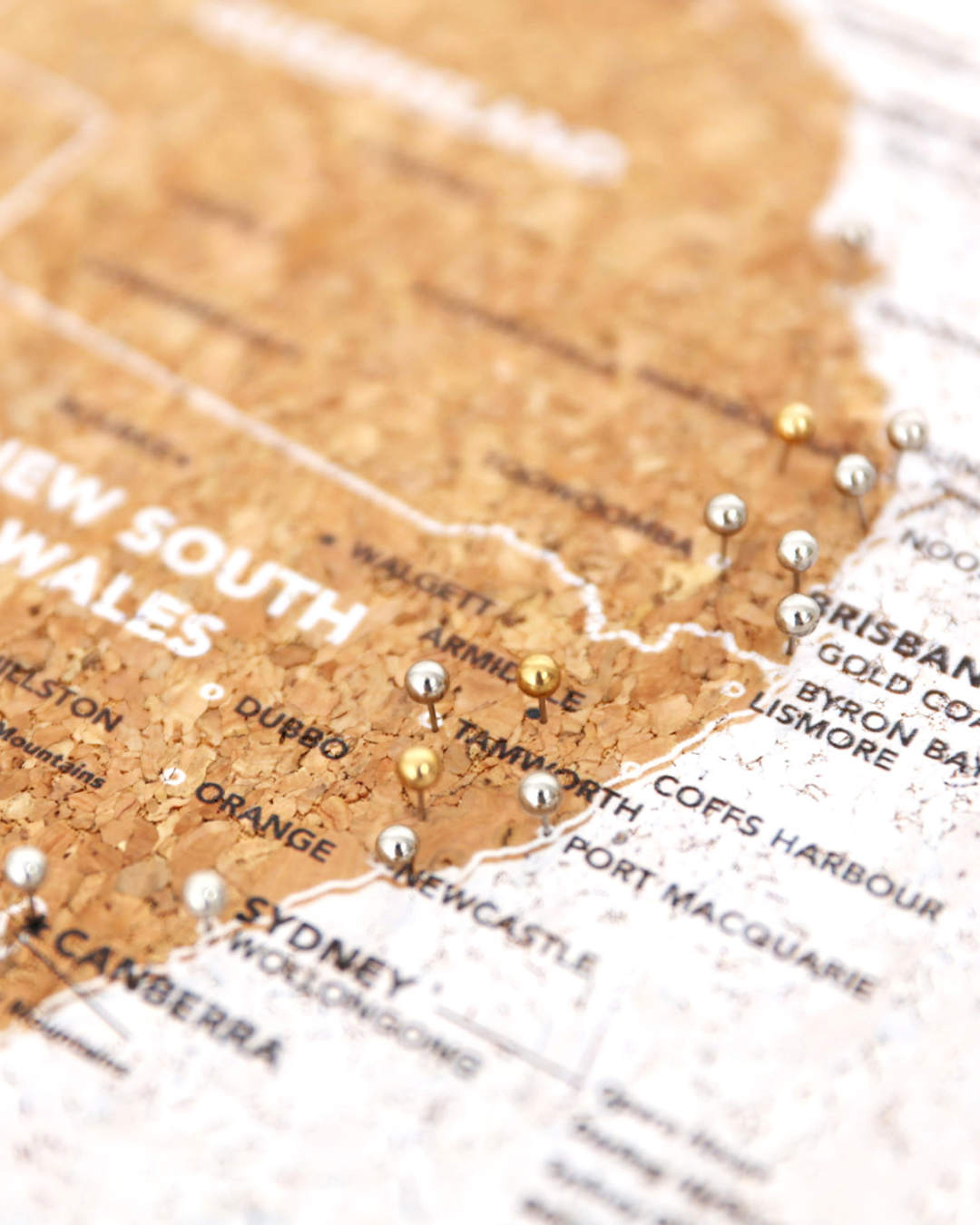 Travel Board Australia Map Desk