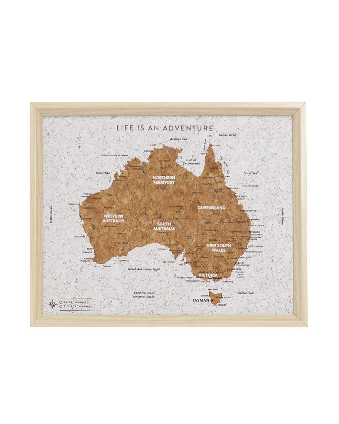 Travel Board Australia Map Desk