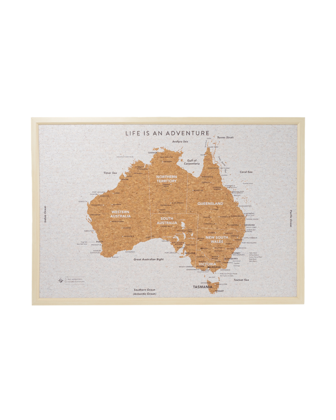 Travel Board Australia Map Large