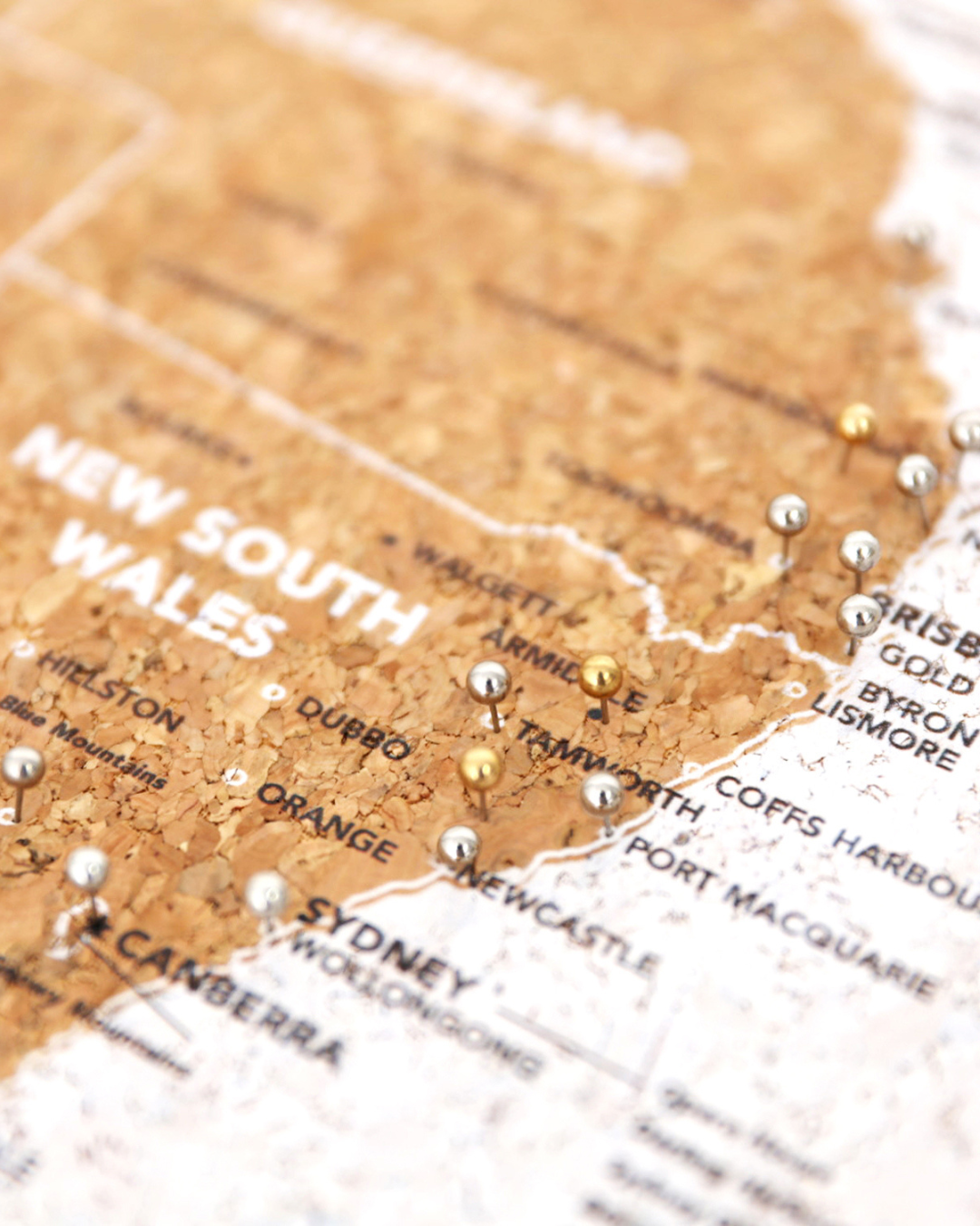 Travel Board Australia Map Small