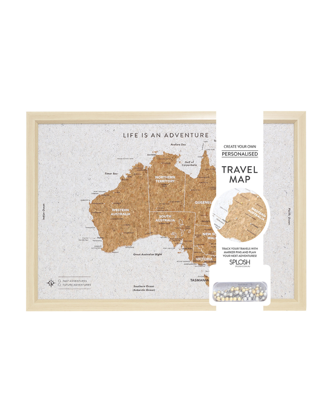 Travel Board Australia Map Small
