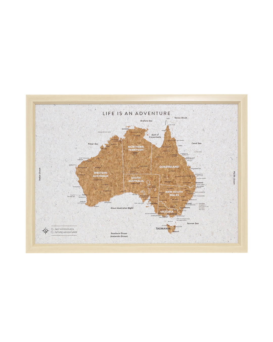 Travel Board Australia Map Small
