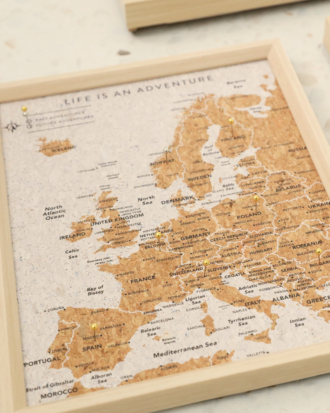Travel Board Europe Map Desk