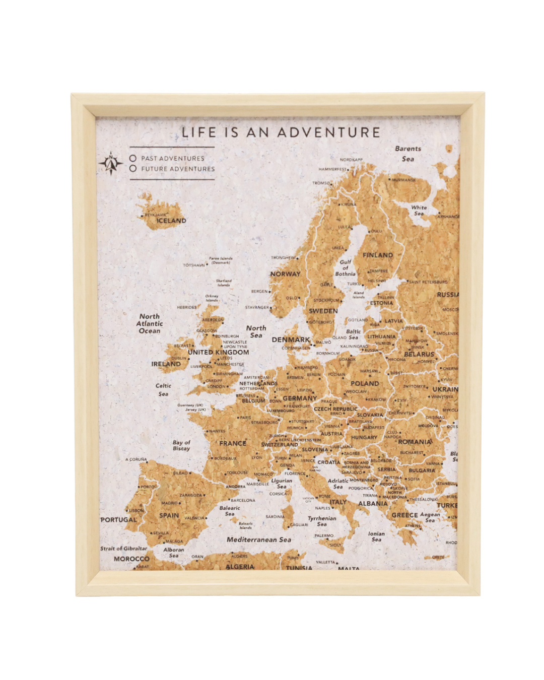 Travel Board Europe Map Desk