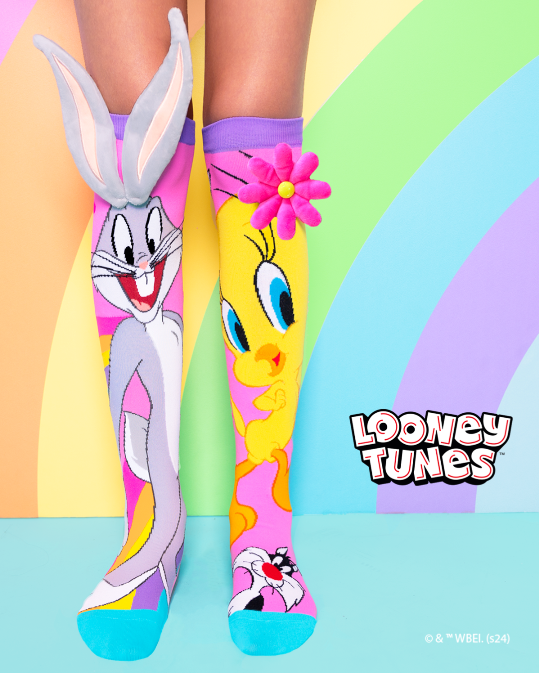Tweety And Bugs Bunny Socks