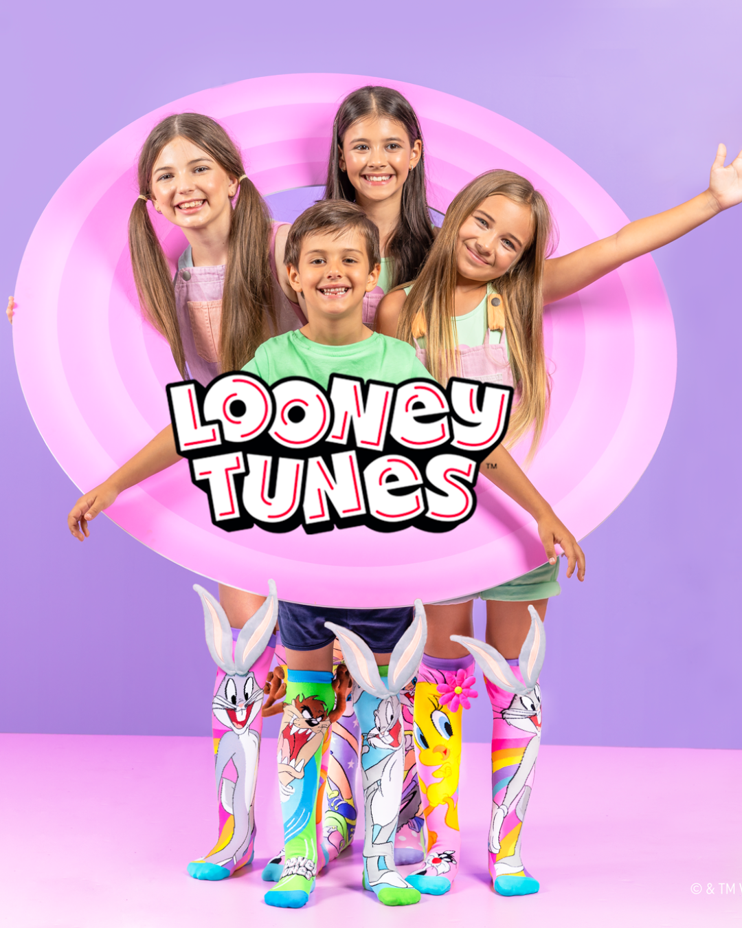 Tweety And Bugs Bunny Socks