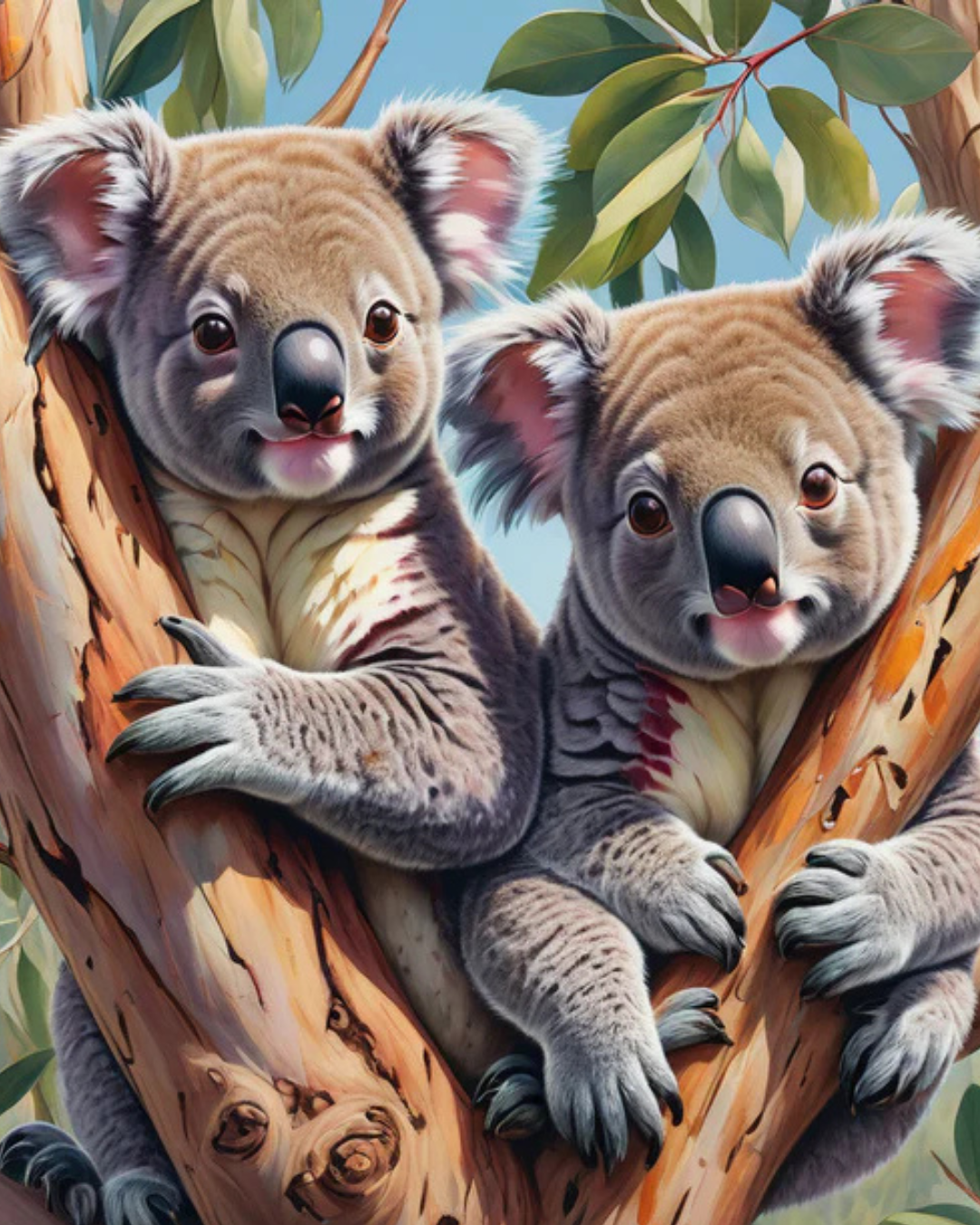 Koala in the Bush Wooden Puzzle