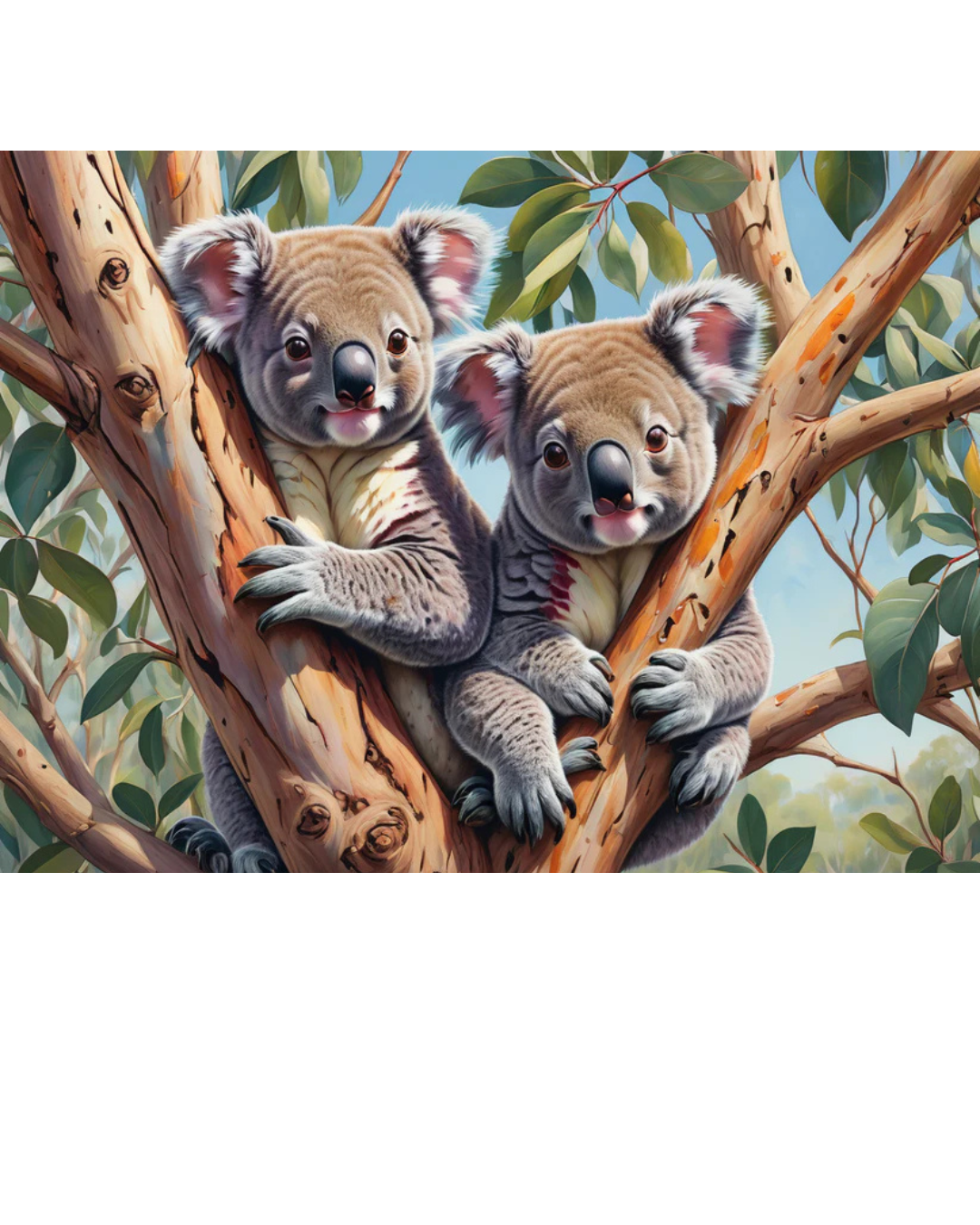 Koala in the Bush Wooden Puzzle