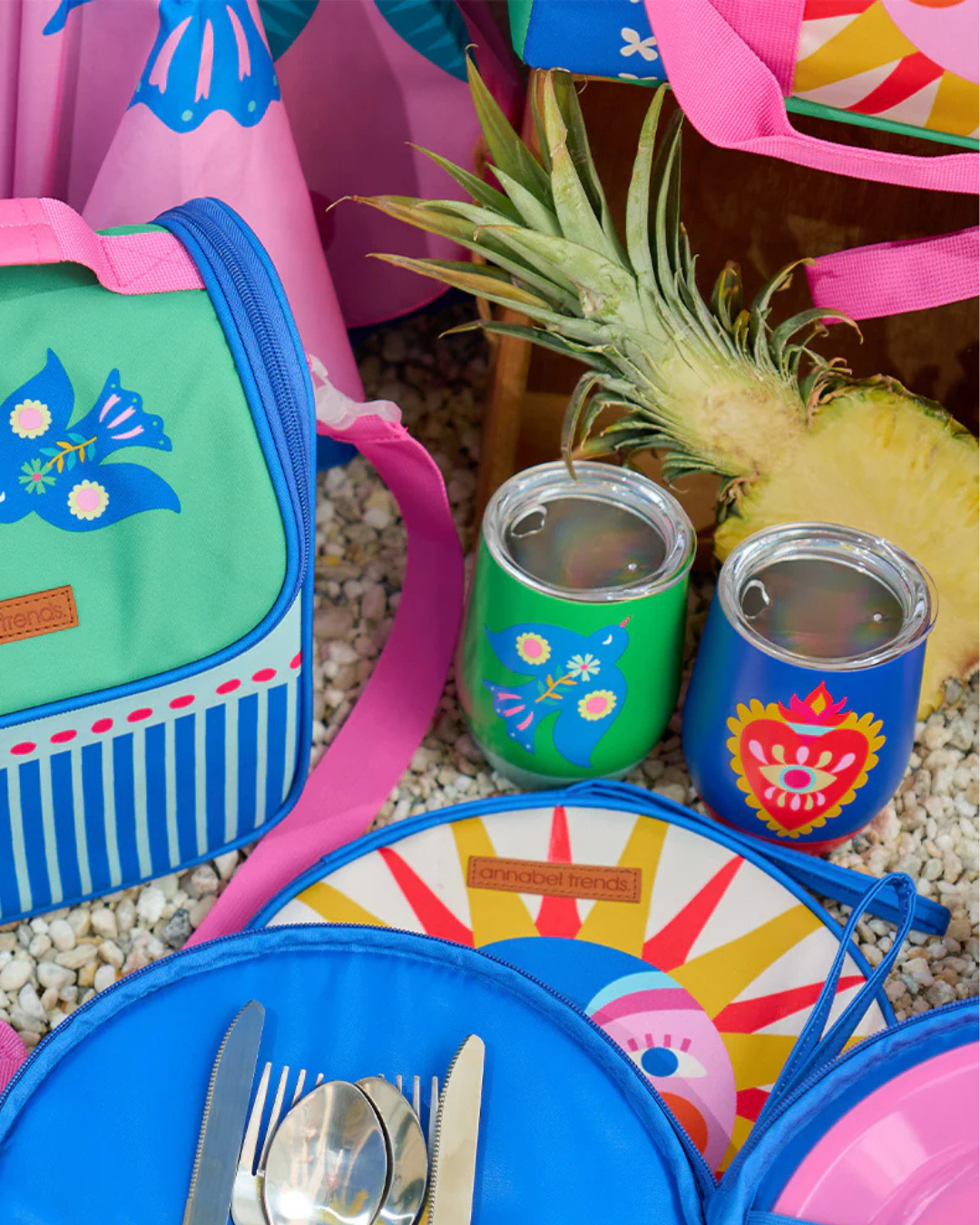 Stainless Steel Drink Tumbler Fiesta Heart