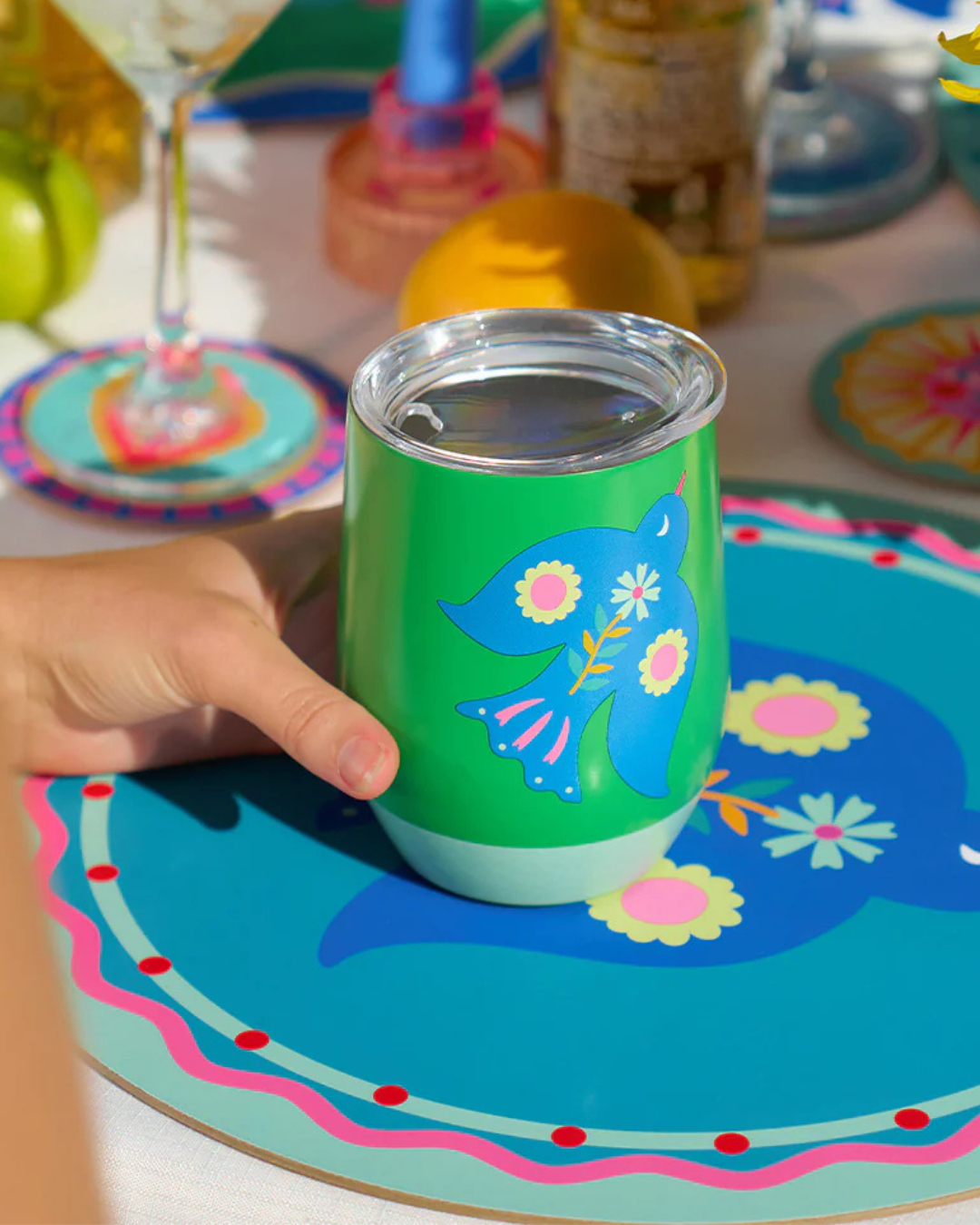 Stainless Steel Drink Tumbler -Bird