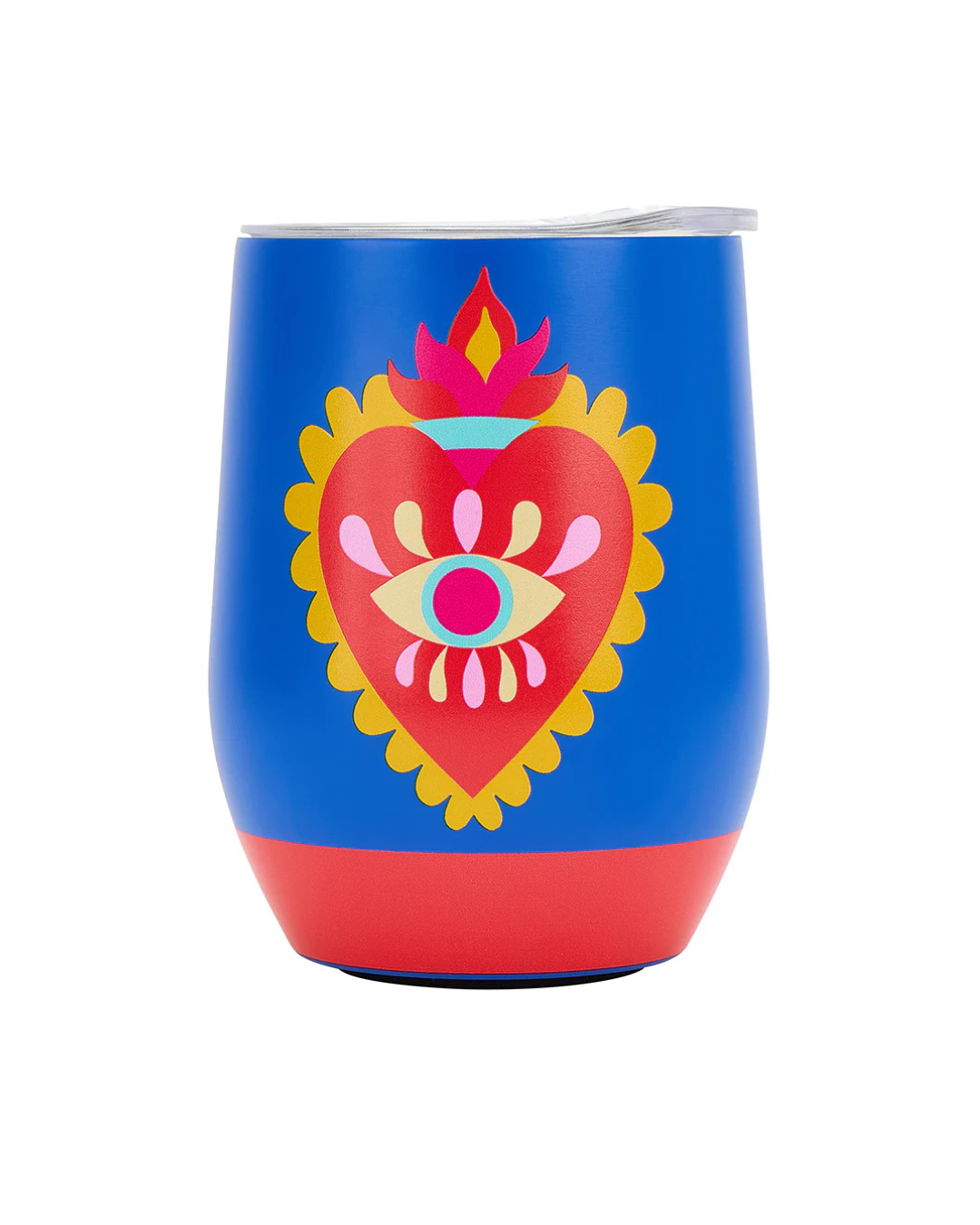 Stainless Steel Drink Tumbler Fiesta Heart
