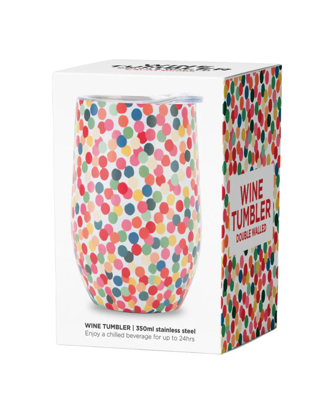 Confetti Wine Tumbler